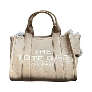 Marc Jacobs The Leather Mini Tote Bag in Twine